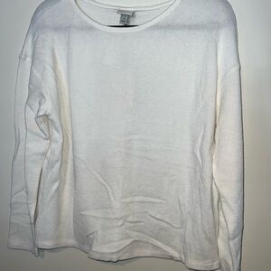 White Long Sleeve Sweater